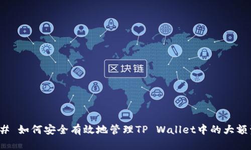 ### 如何安全有效地管理TP Wallet中的大额资金