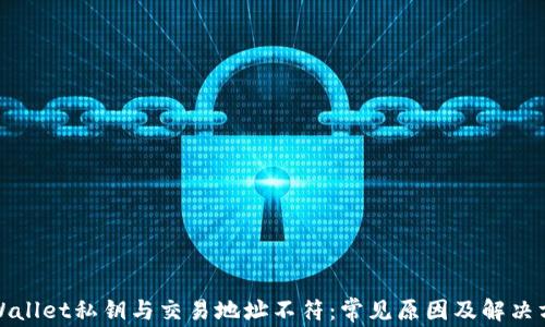 
TPWallet私钥与交易地址不符：常见原因及解决方案