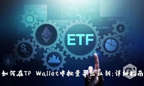 如何在TP Wallet中批量导出私钥：详细指南