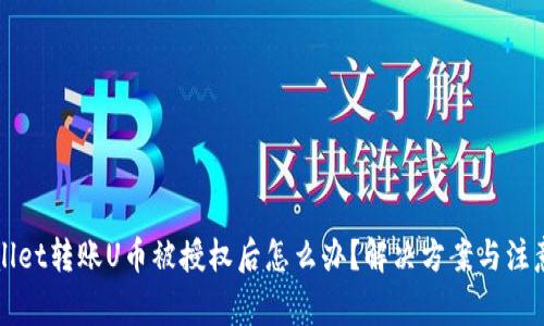 TPWallet转账U币被授权后怎么办？解决方案与注意事项