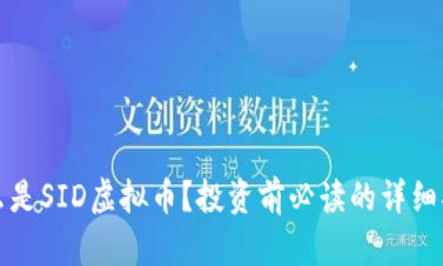 什么是SID虚拟币？投资前必读的详细指南